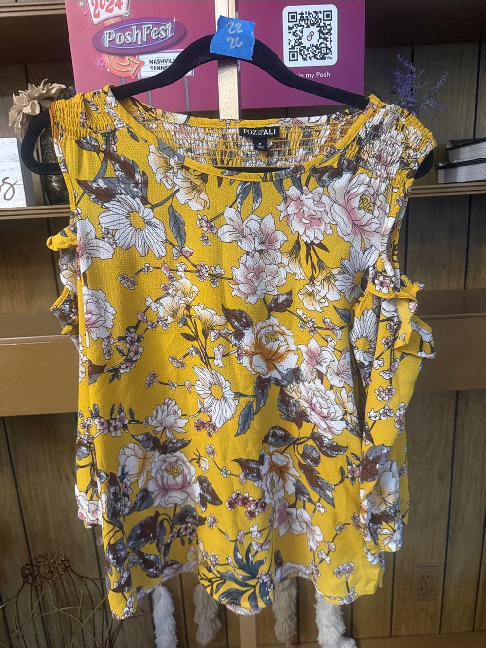 Roz &Ali Floral Top
